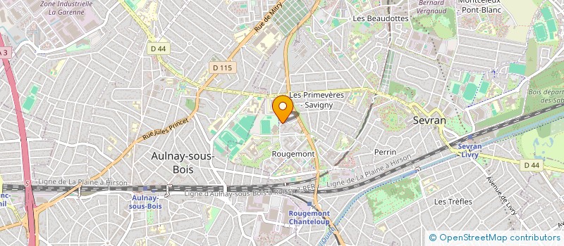 localisation de l'entreprise GENTRY DIFFUSION à SEVRAN