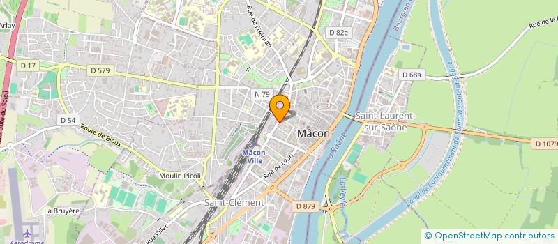 localisation de l'entreprise GENTY à MACON