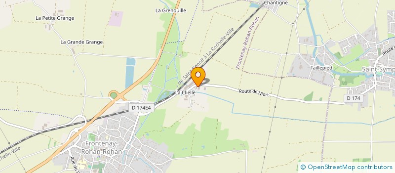 localisation de l'entreprise GENTY  FRONTENAY-ROHAN-ROHAN