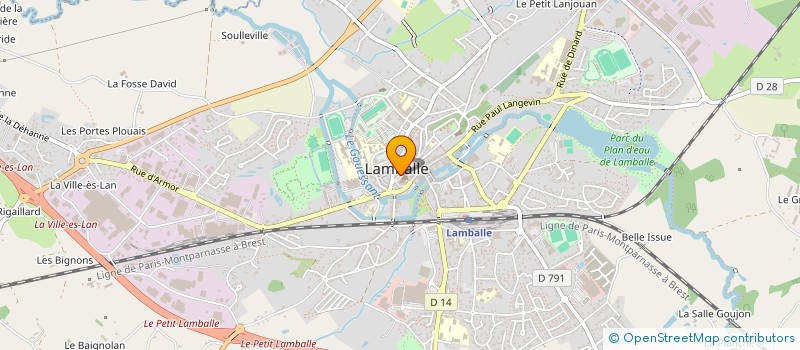 localisation de l'entreprise GENTY CONSTRUCTION  LAMBALLE-ARMOR