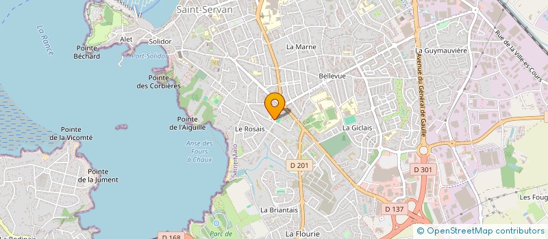 localisation de l'entreprise GENTY SCHOOL  SAINT-MALO