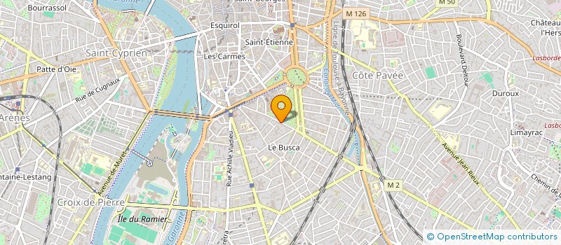 localisation de l'entreprise GENTYCENA à TOULOUSE