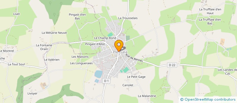 localisation de l'entreprise GENU à LE MENE