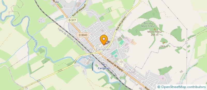 localisation de l'entreprise GENUP2050  CARIGNAN