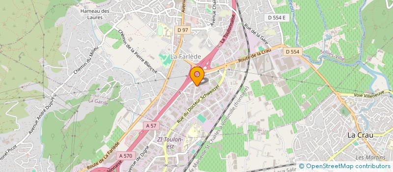 localisation de l'entreprise GENUS  LA FARLEDE