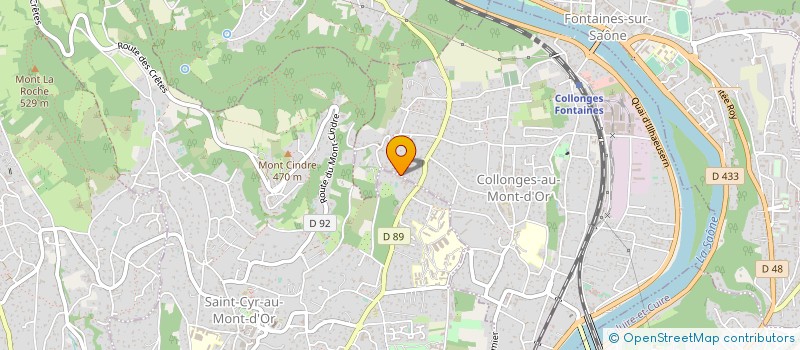 localisation de l'entreprise GENV GENER ENTREP NICOLAS VERCOUSTRE  COLLONGES-AU-MONT-D'OR