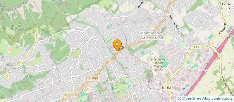 localisation de l'entreprise GENWYSE  MEYLAN