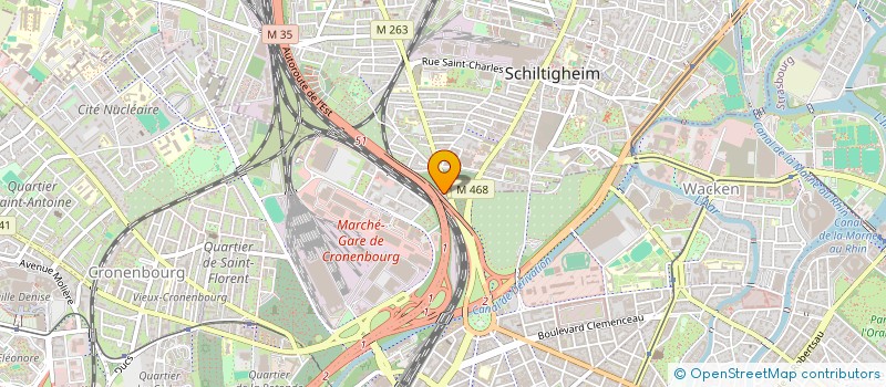 localisation de l'entreprise GENY BATIMENT  STRASBOURG