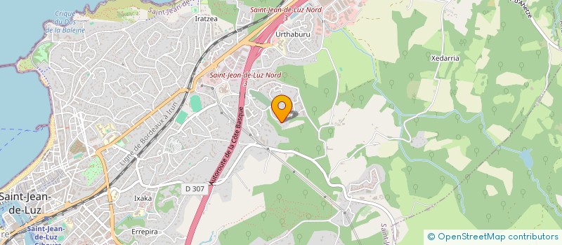 localisation de l'entreprise GENY IMMO  SAINT-JEAN-DE-LUZ