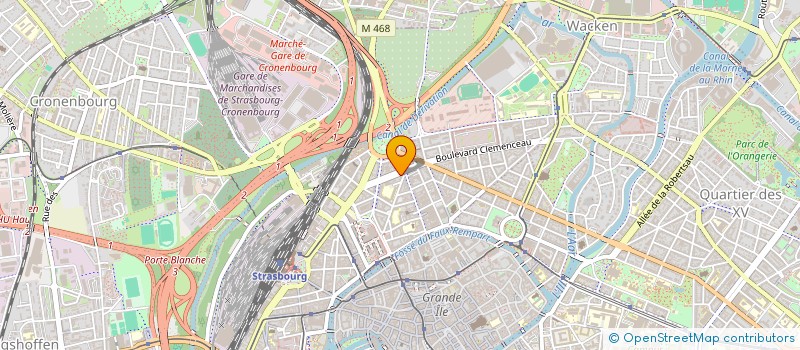 localisation de l'entreprise GENY INTERIM STRASBOURG à STRASBOURG