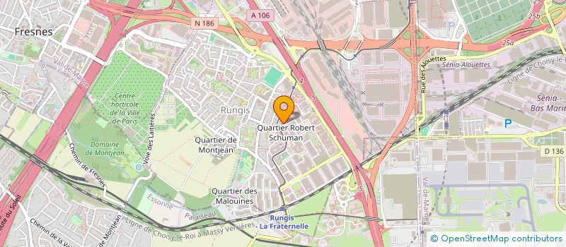 localisation de l'entreprise GENYCA FRANCE  RUNGIS