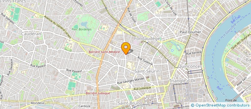 localisation de l'entreprise GENYL  BORDEAUX