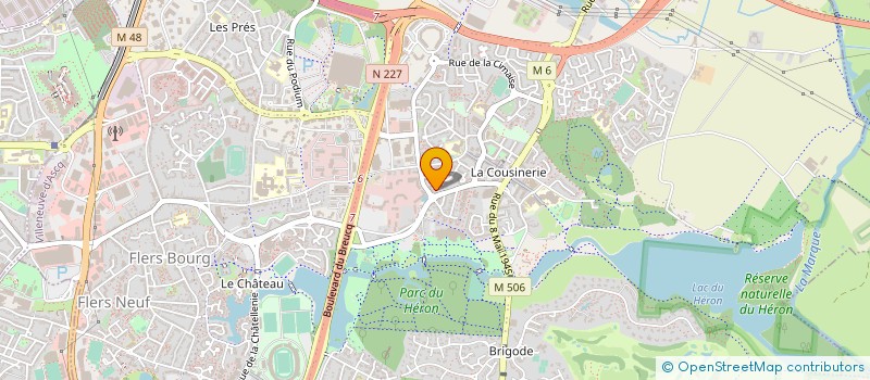 localisation de l'entreprise GENYTEX à VILLENEUVE D ASCQ