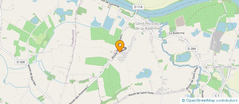 localisation de l'entreprise GENZAC  SAINT-NICOLAS-DE-LA-BALERME