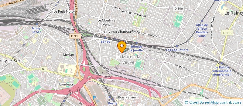 localisation de l'entreprise GEO  BONDY