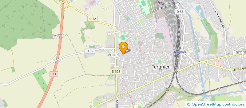 localisation de l'entreprise GEO  TERGNIER
