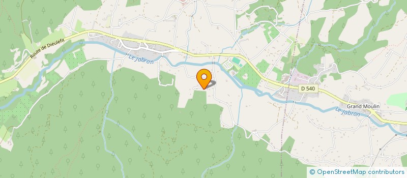 localisation de l'entreprise GEO  LE POET-LAVAL