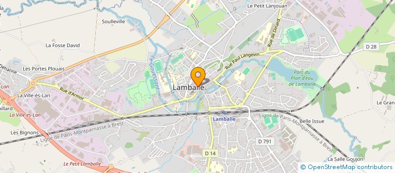 localisation de l'entreprise GEO-ARMOR à LAMBALLE-ARMOR