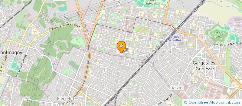 localisation de l'entreprise GEO BAT à SARCELLES