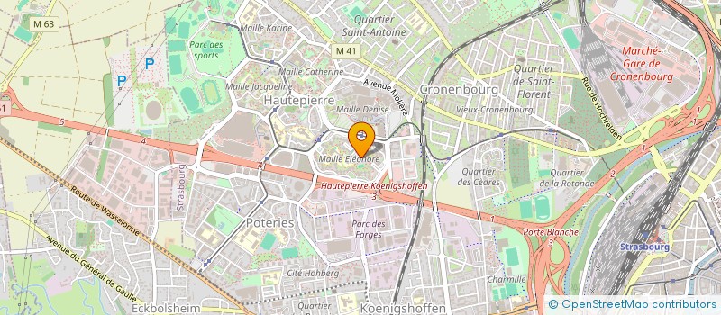 localisation de l'entreprise GEO BATIMENT à STRASBOURG