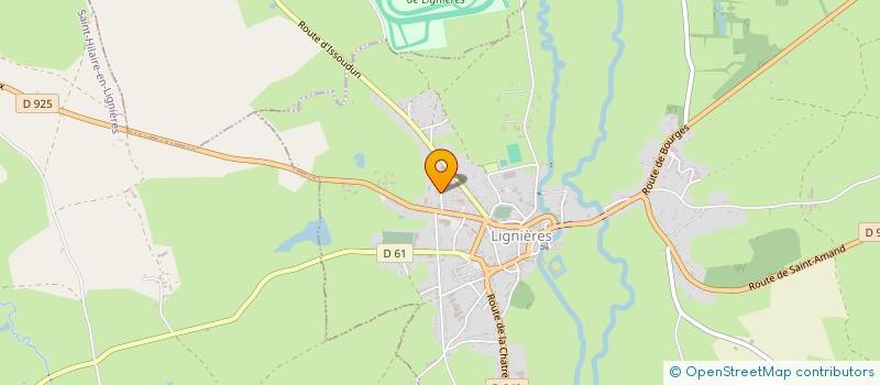 localisation de l'entreprise GEO BTP BERNARDEAU  LIGNIERES