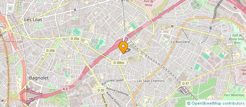 localisation de l'entreprise GEO-CAR à ROMAINVILLE