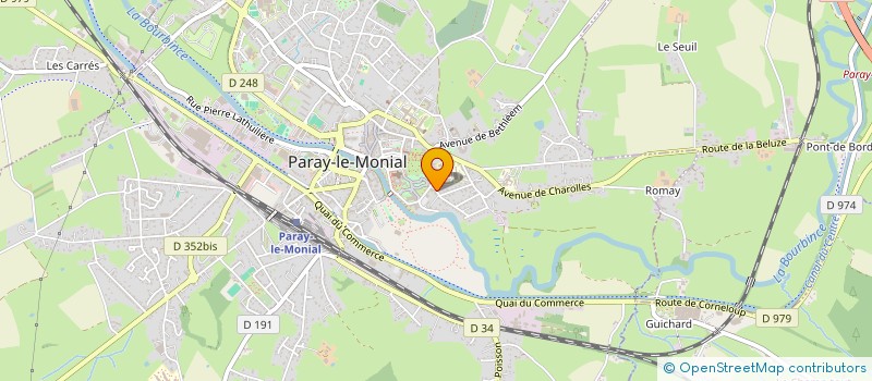 localisation de l'entreprise GEO COLBERT  PARAY-LE-MONIAL