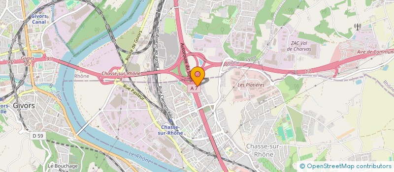localisation de l'entreprise GEO CONCEPT à CHASSE-SUR-RHONE