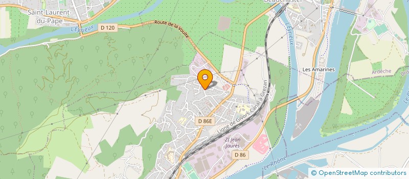 localisation de l'entreprise GEO CONFORT  CHARMES-SUR-RHONE