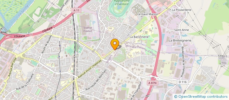 localisation de l'entreprise GEO CONSEILS à ANGERS