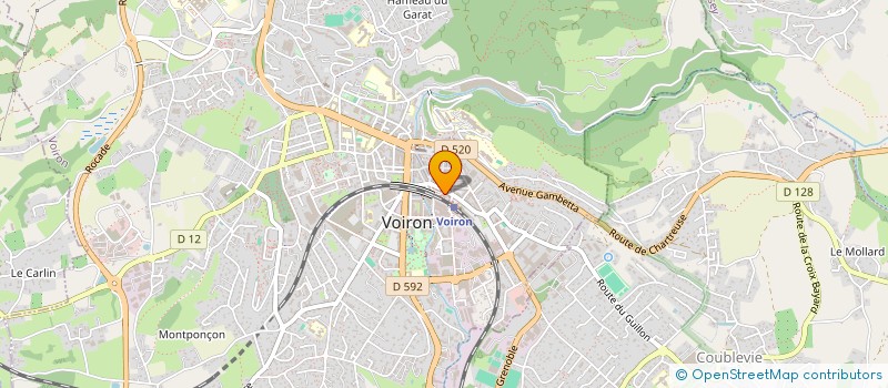 localisation de l'entreprise GEO CONSULT à VOIRON