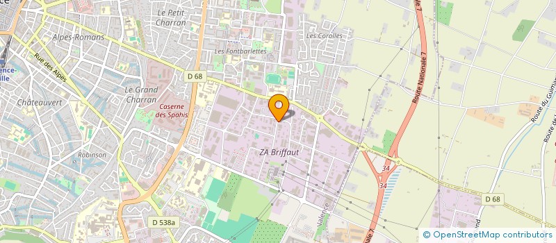 localisation de l'entreprise GEO CONTROLE à VALENCE
