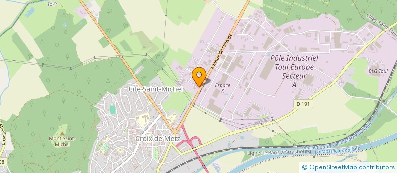 localisation de l'entreprise GEO DESIGN à TOUL