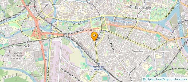 localisation de l'entreprise GEO DISTRIBUTION à STRASBOURG