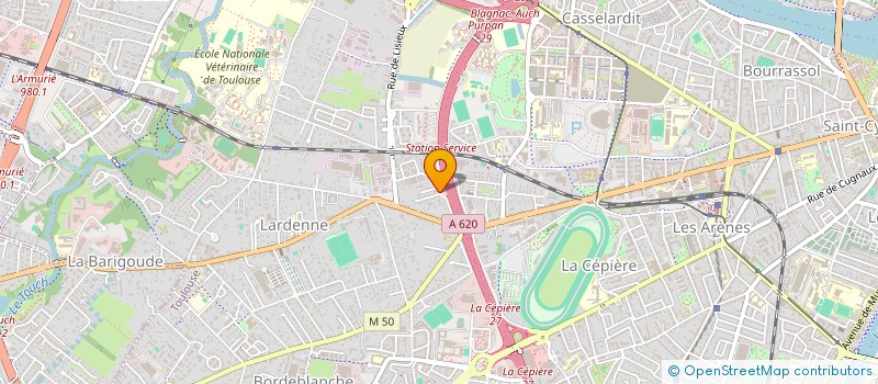 localisation de l'entreprise GEO ENVIRONNEMENT  TOULOUSE
