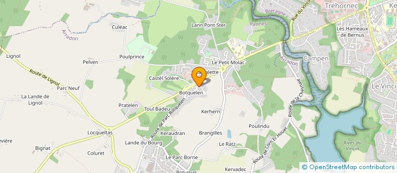 localisation de l'entreprise GEO EXPLOR à ARRADON