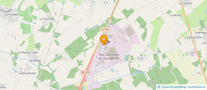 localisation de l'entreprise GEO-FOR à LA CHEVROLIERE