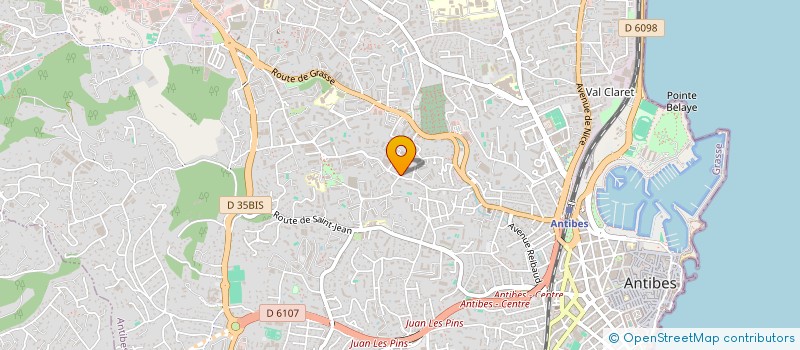 localisation de l'entreprise GEO-GC à ANTIBES