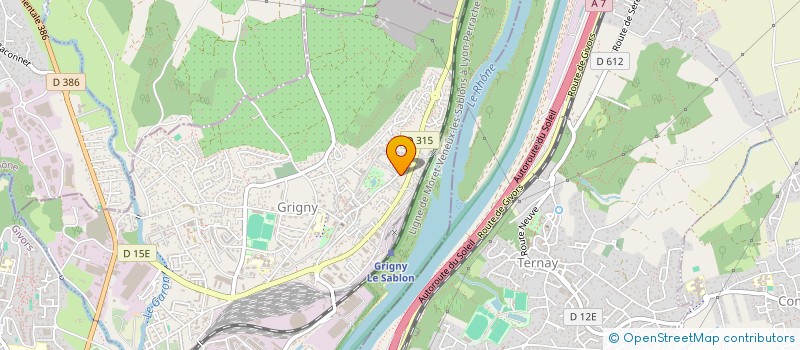 localisation de l'entreprise GEO INTER MULTISERVICES à GRIGNY