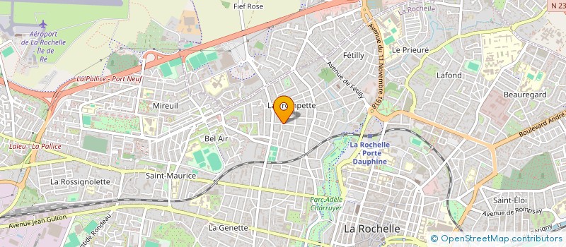 localisation de l'entreprise GEO-INVEST  LA ROCHELLE