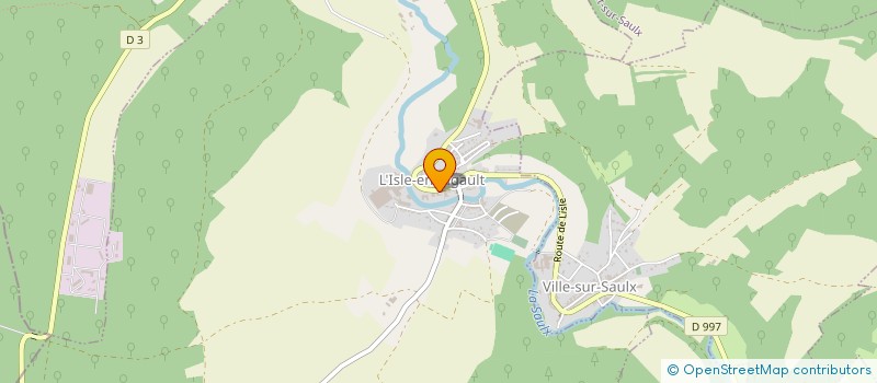 localisation de l'entreprise GEO KARST à L'ISLE-EN-RIGAULT