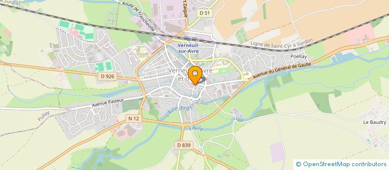 localisation de l'entreprise GEO KART  VERNEUIL D'AVRE ET D'ITON