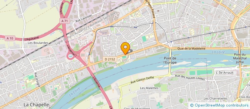 localisation de l'entreprise GEO LAB TEST à SAINT-JEAN-DE-LA-RUELLE