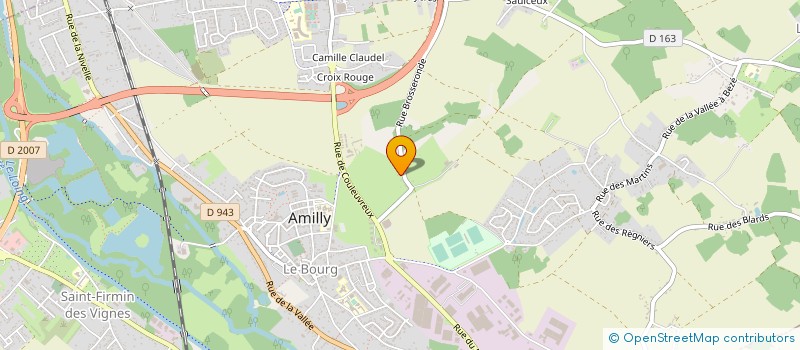 localisation de l'entreprise GEO LIGNES à AMILLY