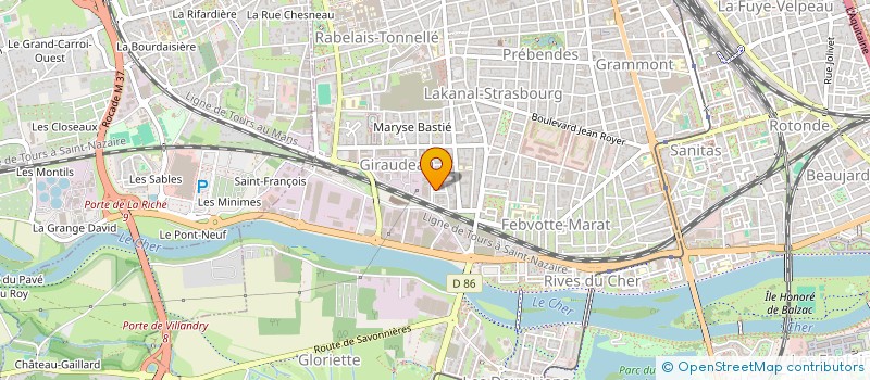 localisation de l'entreprise GEO-LOG CONSEIL  TOURS