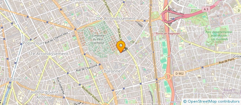 localisation de l'entreprise GEO LOGISTIC à PARIS