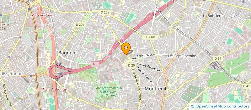 localisation de l'entreprise GEO MEDIA à MONTREUIL
