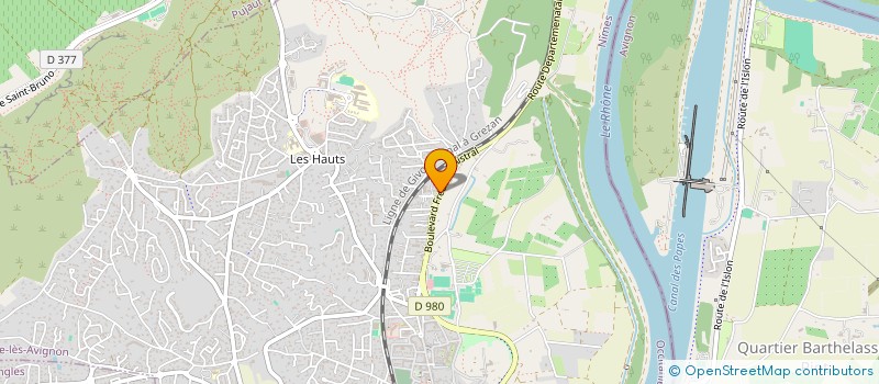 localisation de l'entreprise GEO MISSIONS à VILLENEUVE-LES-AVIGNON
