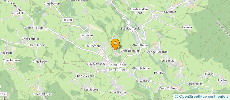 localisation de l'entreprise GEO-MOLE  SAINT-JEAN-DE-THOLOME