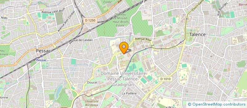 localisation de l'entreprise GEO'MOTIV à PESSAC